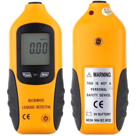 Détecteur de fuites de rayonnement micro-ondes numérique LCD, testeur de fuites 0-9,99 mW/cm² (1/5)
