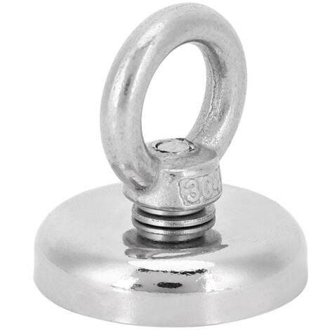 Accessoire pour crochet magnétique de levage pour aimants de pêche J42 Force de traction maximale : 65 kg (143 lb) Convient pour une utilisation au bureau