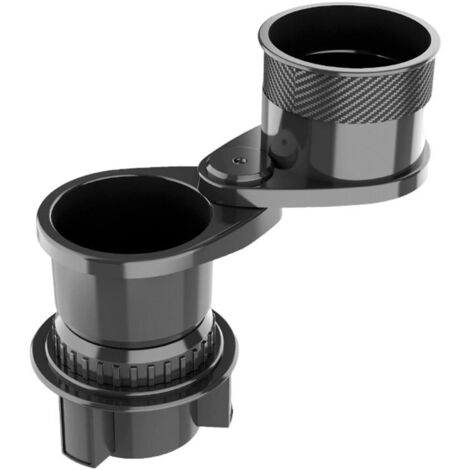 Extension de porte,gobelets 2 en 1 pour voiture, adaptateur double porte,gobelets avec base rotative réglable, modèle standard multifonctionnel et stable (1/5)