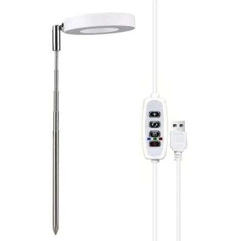 Lampe croissance LED 48 têtes 13W , Minuterie 3/9/12h , 10 niveaux luminosité