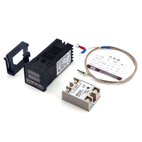 Contrôleur de température intelligent REX,C100 FK02,VDN, sortie SSR + SSR,25 DA + câble M6 de 1 m (lot de 3) (1/5)