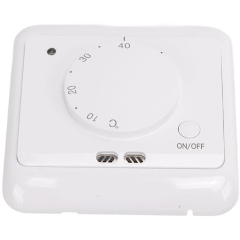 Thermostat mécanique pour plancher chauffant électrique destiné aux bâtiments commerciaux, industriels et civils (chauffage en courant alternatif 230 V).
