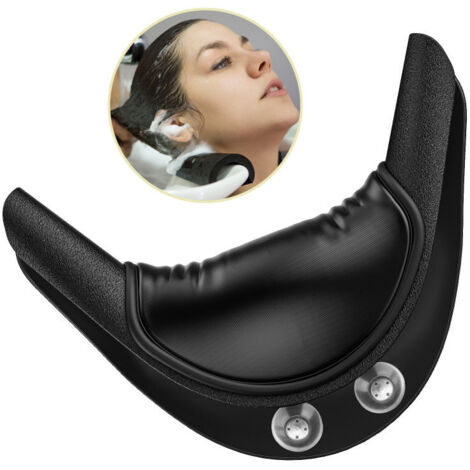 Coussin de repos cervical pour spa capillaire, support pour bac à shampoing, en silicone souple et éponge, pour lavabo et lavabo.