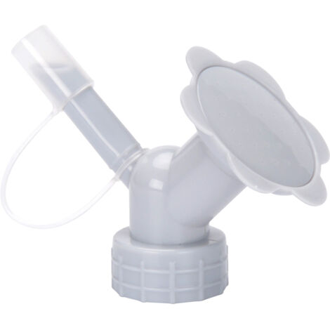 Arroseur 2 en 1 pour bouchon de bouteille, double bec verseur, embout double pour arroser les plantes d'intérieur et les semis. Outil de jardinage. (1/5)