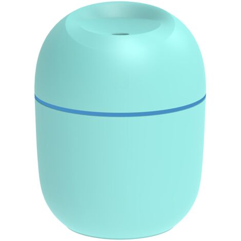 Humidificateur à brume de 220 ml avec veilleuse, portable, silencieux, à brancher sur USB, arrêt automatique en cas de manque d'eau, idéal pour la maison, les voyages, le bureau et la chambre. (1/5)
