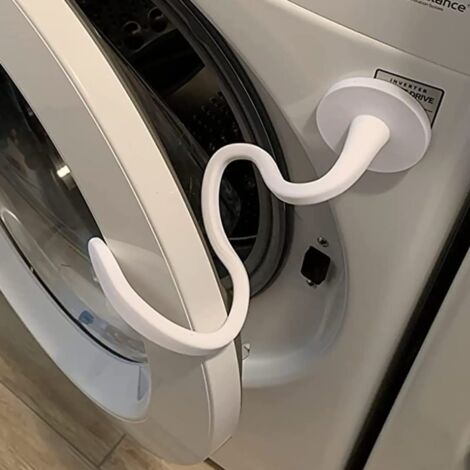 Butée et support magnétique pour porte de lave-linge à chargement frontal, support magnétique avec base magnétique de 6,6 cm (2,6 pouces), butée de porte amovible maintenant la porte ouverte. (1/5)
