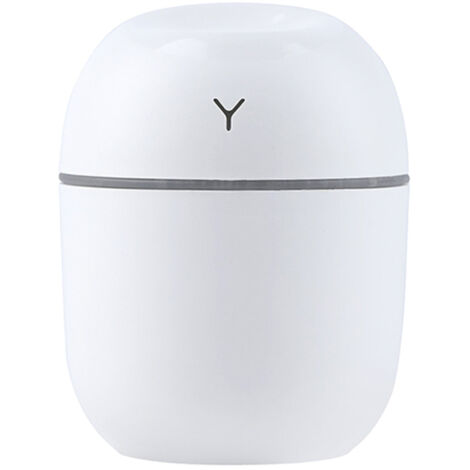 Mini humidificateur diffuseur USB, 2 modes de brumisation (continu, intermittent), effets lumineux multicolores, arrêt automatique intelligent (1/5)