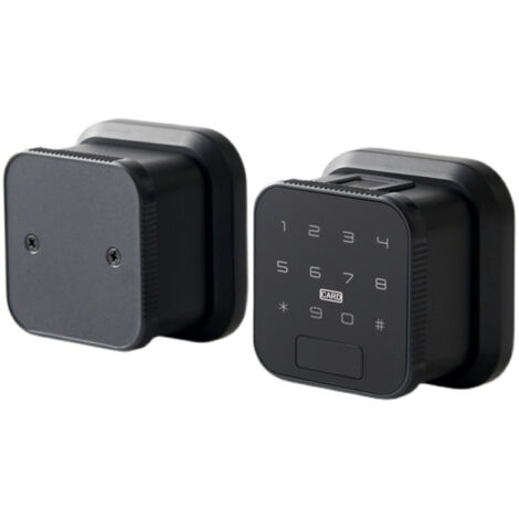 Serrure intelligente à empreinte digitale, serrure de porte à clavier avec poignée, verrou électronique à pêne dormant compatible avec les serrures DADA. (1/5)