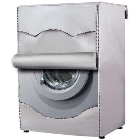 Housse de protection anti-poussière, imperméable et résistante au soleil pour machine à laver à chargement frontal (grande taille) (1/5)