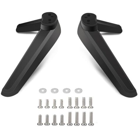 Pied de support universel pour téléviseur, pièce de rechange pour pied de bureau de téléviseur, pieds de fixation pour support de téléviseur (convient aux diamètres de 17 à 20 mm)