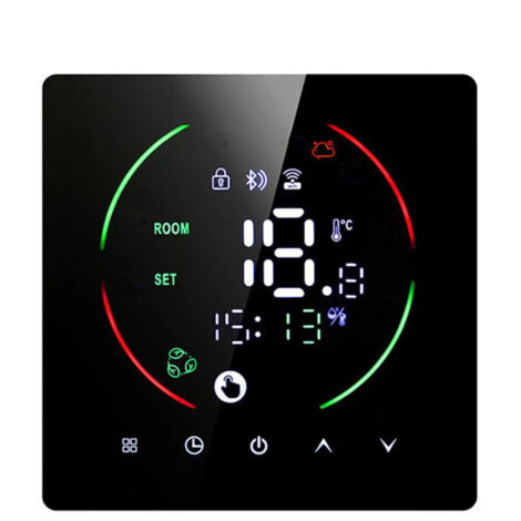 Thermostat intelligent EAST2 pour chauffage au sol électrique, compatible Wi-Fi, avec fonction humidité et météo. Compatible avec les appareils de chauffage au sol muraux électriques 3A/16A. (1/5)