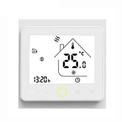 Thermostat intelligent Intellight, régulateur de température 5A, chauffage au sol à eau pour la maison, sans Wi-Fi – Blanc (1/5)