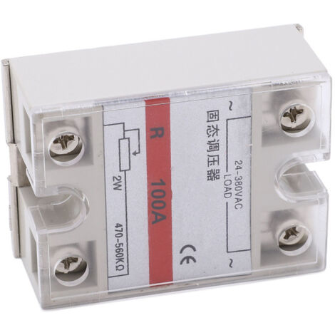 Régulateur de tension statique 100 A, valeur de résistance, relais statique SSVR 24-380 V CA (1/5)