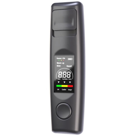 Alcoolomètre portable haute précision sans contact, test d'haleine rapide (10 s), écran LCD, réponse rapide. (1/5)