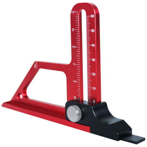 Outil de jauge de profondeur pour scie circulaire de table, réglable 0-60 mm, échelles métrique et impériale (1/5)