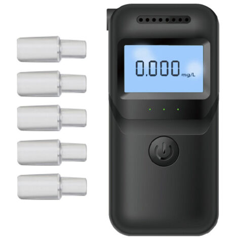 MR997 Alcootest portable haute précision, éthylotest électronique haute sensibilité, écran LCD avec trois voyants lumineux. (1/5)