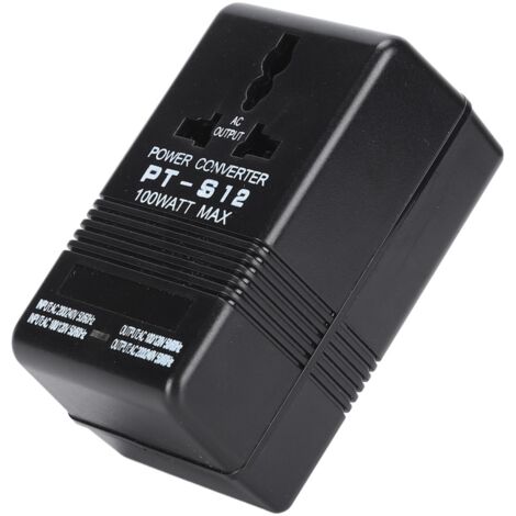 Convertisseur de tension CA 100-120 V vers 220-240 V, transformateur élévateur de tension 100 W (1/5)