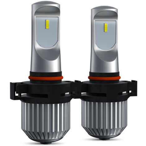 Lot de 2 ampoules LED antibrouillard pour voiture 5202/5201/H16, projecteur antibrouillard étanche 6000K 80W 12000LM LED lumineuse (1/5)