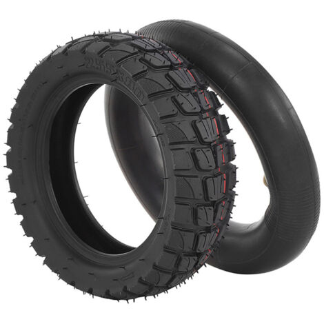 Pneu extérieur et chambre à air tout-terrain en caoutchouc 255x80 de 10 pouces, compatible avec la trottinette électrique Kugoo M4. (1/5)