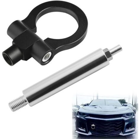 Crochet de remorque décoratif, anneau de remorquage, crochet de traction de remplacement pour pare-chocs avant en métal peint, compatible avec Chevrolet Camaro (2016+) (1/5)