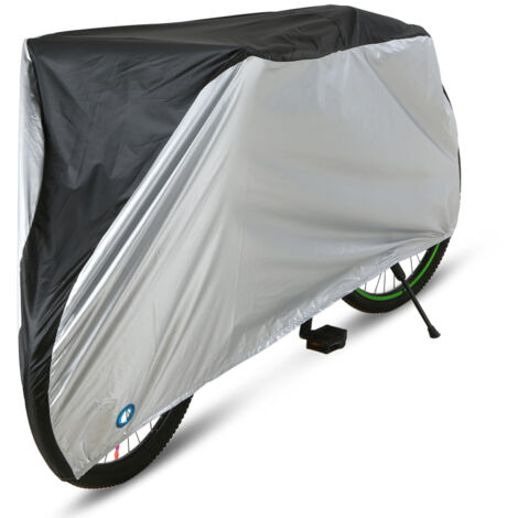 Housse de vélo imperméable d'extérieur avec trou pour cadenas, idéale pour VTT et vélo de route. Protection contre la pluie et le soleil,Argent taille L (1/5)
