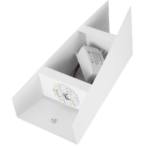 Applique murale moderne en fer blanc chaud, style échantillon 90-260 V, idéale pour une chambre ou un couloir (1/5)