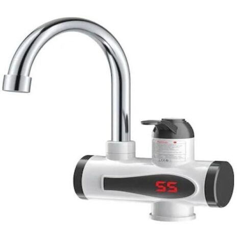 Chauffe-eau électrique instantané, robinet de cuisine, chauffe-eau à robinet, réservoir d'eau chaude, prise européenne. (1/5)