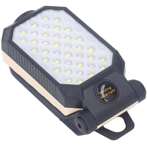 Lampe de travail LED COB 1000 lm sans fil pour mécanicien, idéale pour le camping, la randonnée et les situations d'urgence Rechargeable par USB (1/5)