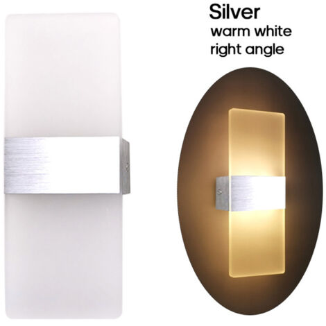 Applique murale moderne 6W AC 85-265V, éclairage LED acrylique, pour chambre, balcon, couloir, escalier (1/5)