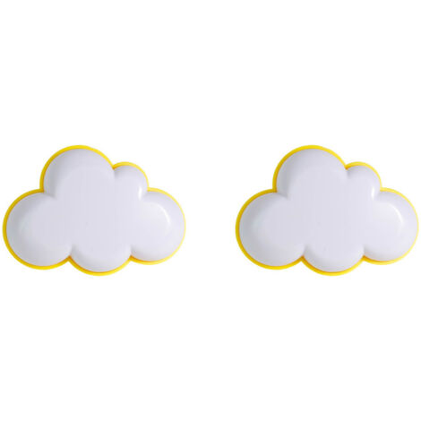 Veilleuse intelligente à capteur de lumière en forme de nuage, idéale pour la chambre d'enfant, la décoration de dortoir étudiant, ou comme lampe de chevet Lampe murale à économie d'énergie (1/4)