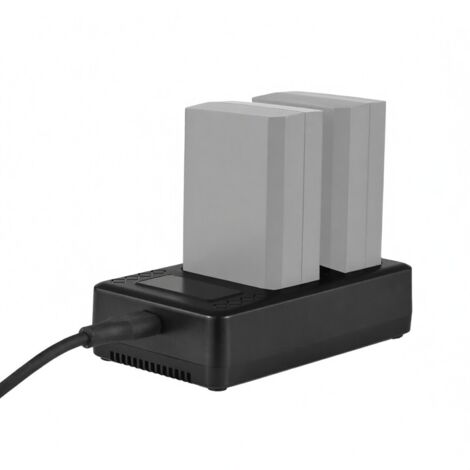 Chargeur de batterie portable à 2 emplacements pour batteries de flash Godox série V1/V860III (VB26A/VB26B/VB30) (1/5)