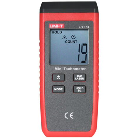 Tachymètre numérique portable UT373 avec écran LCD, plage de mesure : 0 à 99 999 points (1/5)