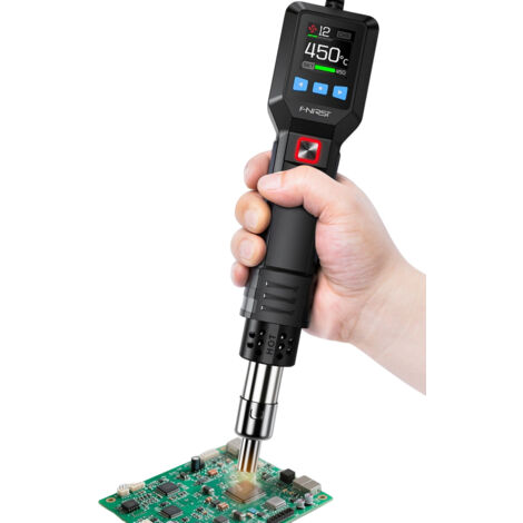 Pistolet à air chaud miniature SAG-55 550 W avec support, outil de soudage et de réparation BGA avec écran LCD numérique et sèche-cheveux (1/5)