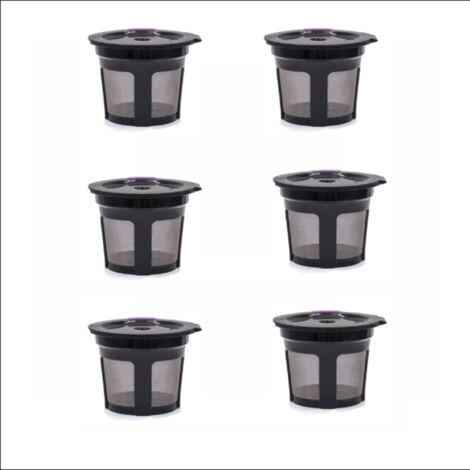 Lot de 10 capsules à café réutilisables, rechargeables pour machine Keurig et mono-tasse, BPA-free (1/5)