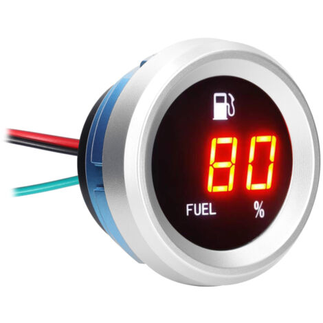 Jauge de niveau de carburant numérique avec alarme clignotante, testeur de niveau de carburant 9-35 V pour voiture et moto
