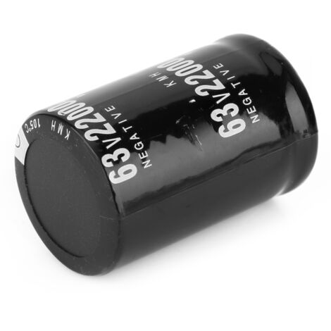 Condensateur électrolytique en aluminium 63 V 22 000 µF, 105 °C, bornes standard (SN), 35 x 50 mm (1/5)