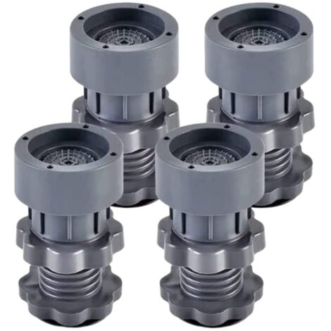 Patins stabilisateurs réglables en hauteur pour machine à laver SHABD, pieds anti-vibrations à ventouses, lot de 4, pieds de support antidérapants en polypropylène