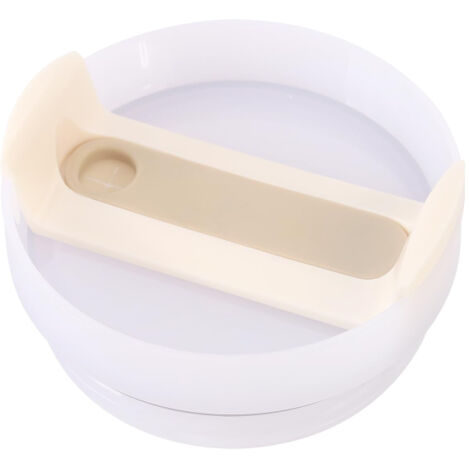 Couvercle de rechange beige pour tasse de 30 onces – couvercle hermétique anti-fuite avec paille en silicone compatible avec tasses isothermes 30 oz (1/5)