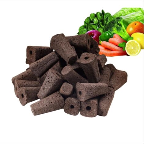 Kit d'éponges pour semis hydroponiques – lot de 50, compatible avec systèmes hydroponiques d'intérieur, inclut étiquettes pour plantes (1/5)
