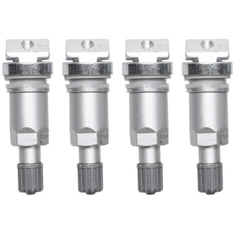Kit de capteur de pression des pneus spécialisé sans valve intérieure, compatible avec Jeep, Hyundai, Volvo, Jaguar et Land Rover. Valve en alliage d'aluminium. (1/5)