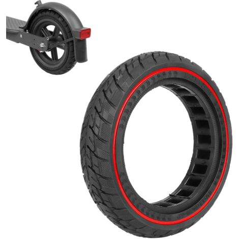 Pneu plein 8,5 pouces (8 1/2 x 2) à structure alvéolaire pour trottinette électrique, 50/75-6,1, avant et arrière, de rechange, tout-terrain, avec 2 leviers en acier.