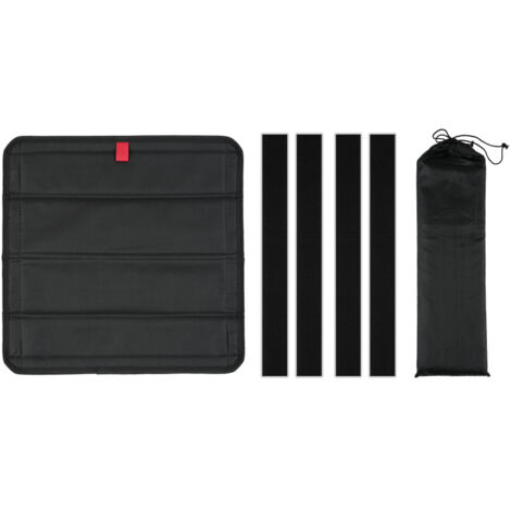 Pare-soleil magnétique pliable pour fenêtre de camping-car, protection contre les rayons UV, pour fenêtre de caravane (40,6 cm x 40,6 cm, noir)