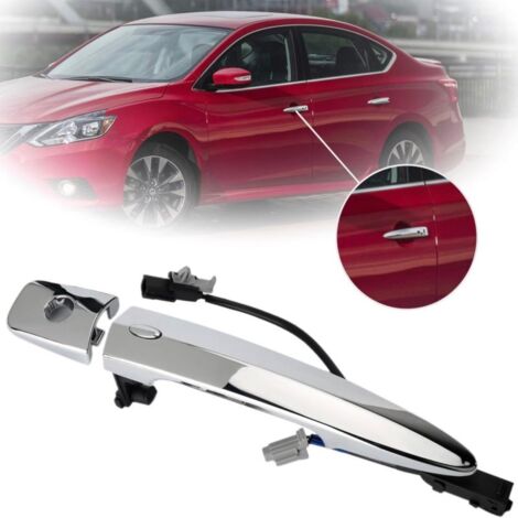 Poignée de porte extérieure chromée pour Nissan Maxima/Murano/Sentra/Leaf – Remplacement direct côté conducteur (1/5)