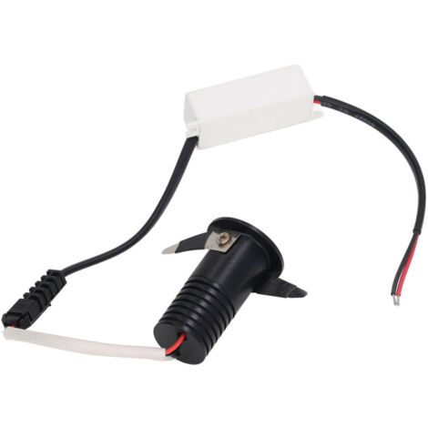 Spot encastré LED 3 W, mini spot sous meuble avec driver LED pour cuisines, placards et plafonds, AC85-265V, blanc chaud 3000K (1/5)