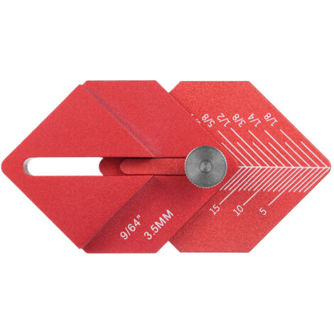 Règle de mesure pour le travail du bois, outil de finition pour la menuiserie, outil multifonction pour mesurer et marquer les petits décalages, règle de marquage usinée CNC