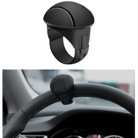 Bouton rotatif pour volant, bouton réglable pour volant de voiture, volant antidérapant, assistance électrique, accessoire universel pour voitures, camions et tracteurs (1/5)