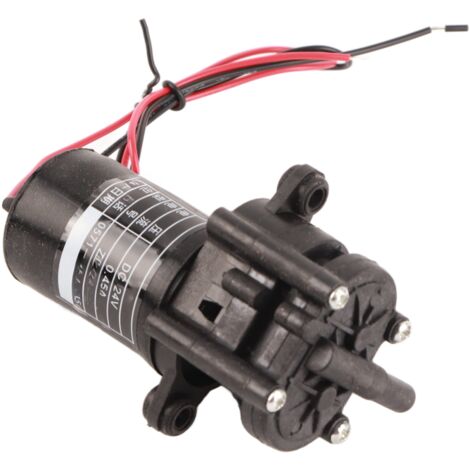 Mini pompe à eau auto-amorçante ZC-A250 DC24V à engrenages en plastique résistant à la corrosion (1/5)
