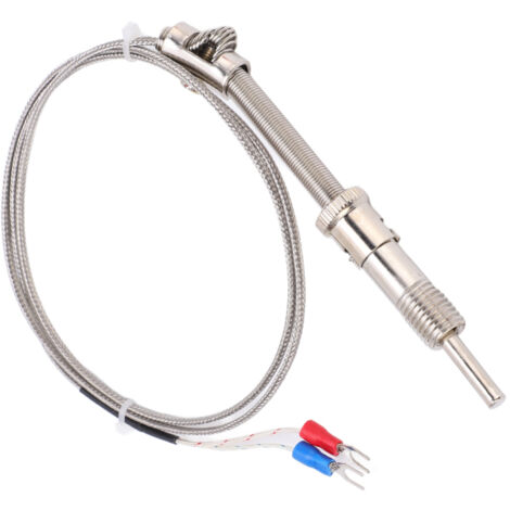 Sonde thermocouple blindée à ressort de compression de type K, pour usage industriel, 1 mètre (1/5)