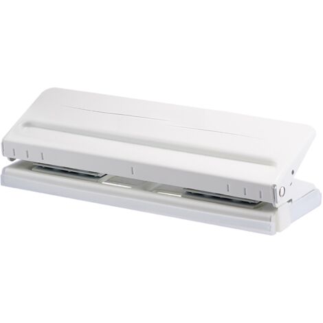 Perforatrice de bureau réglable KW-trio à 6 trous pour agenda/classeur à six anneaux A4, A5, A6 et B7 (capacité de 6 feuilles)