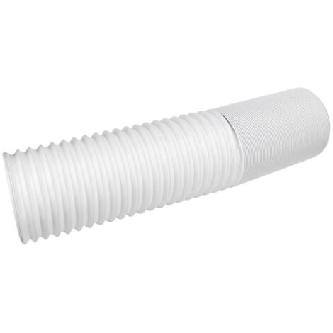 Tuyau d'évacuation de climatiseur en polypropylène (PP), extensible et pliable, avec filetage antihoraire (CCW), fil d'acier, longueur 3 mètres, diamètre 150 mm (1/5)